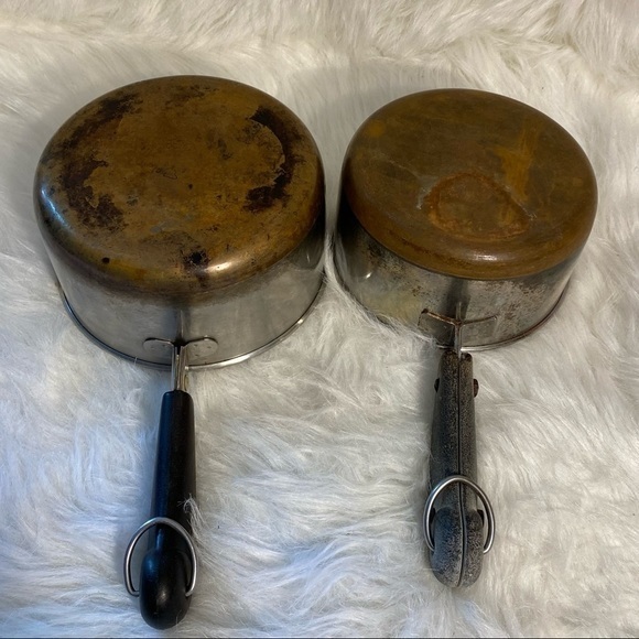 Vintage Revere ware One 1 pan Quart And 11/2 Quart‎ - Picture 6 of 14